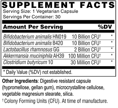 Metabolic Probiotic With Akkermansia